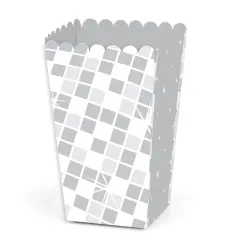 Big Dot of Happiness Disco Ball - Groovy Hippie Party Favor Popcorn Treat Boxes - Set of 12