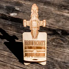 Phone Charging Station - Browncoats - Raw Wood