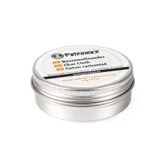 Petromax Tinder for Fire Starter, Natural Char Cloth Packed Inside a Weatherproof Tin for Outdoor Campfires, for Camping and Outdoor Adventures