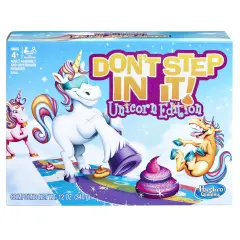 Hasbro Gaming Don&rsquo;t Step In It Game, Unicorn Edition (Exclusive), 4 years & up