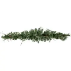 Northlight Mixed Pine with Pinecones Artificial Christmas Garland - 6' x 9" - Unlit Green
