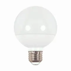 Satco 4w 120v G25 LED White 360Lm 3000k Warm White E26 Base Dimmable Bulb