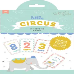 Violet Studio Milestone Cards-Little Circus