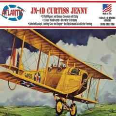 Atlantis Plastic Model Kit-Curtiss Jenny JN-4D Airplane