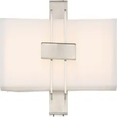 Nuvo Grill 1-Light 39w 36" LED Decorative Wall Vanity in Polished Nickel Finish