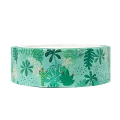 Wrapables Washi Masking Tape Green Ferns