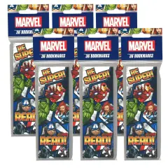 Marvel&trade; Bookmarks, 36 Per Pack, 6 Packs