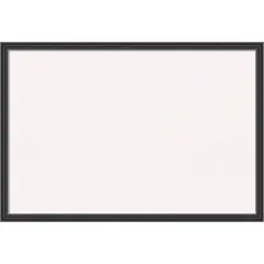 Stylish Black Wood Framed Corkboard, White Cork