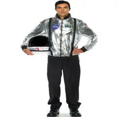 Men's Astronaut Silver Space Costume Jacket