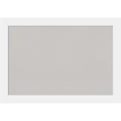 Corvino Wood Framed Corkboard, Grey Cork Corvino White