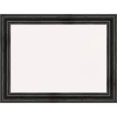 Rustic Pine Wood Framed Corkboard, White Cork Black