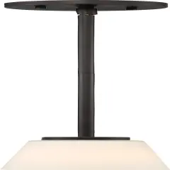 Nome 1-Light Pendants Mounted Pendant Light Fixture in Mahogany Bronze Finish