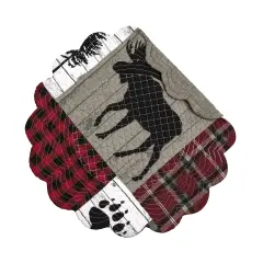 Hayden Round Placemats Set of 6, 17"