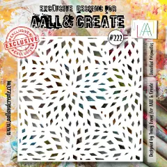 AALL And Create Stencil 6"X6"-Jewelled Prismatics
