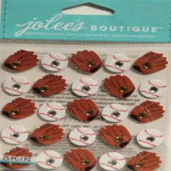 Jolee's Boutique Baseball And Mitts Repeats Dimensional Stickers