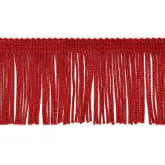 20 Yards of 2" Chainette Fringe Trim | 20 yard cut Red
