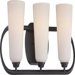 Dylan 3-Light Wall Mounted Vanity & Wall Light Fixture in Mahogany Bronze