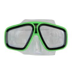 Swim Central Laguna Recreational Swim Mask With Nose Piece - 6.25" - Lime Green