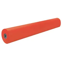 Dixon Rainbow Colored Kraft Paper Roll - 36" x 1000' - Orange