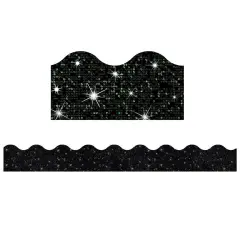 Black Sparkle Terrific Trimmers&reg;, 32.5' Per Pack, 6 Packs