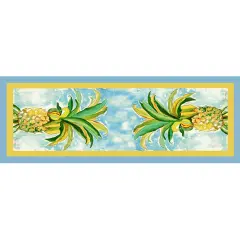 Betsy Drake Pineapple Runner 13x54