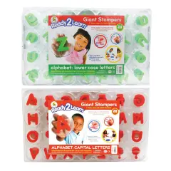 Giant Stampers - Alphabet - Uppercase & Lowercase - Set of 56