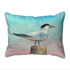 Betsy Drake Royal Tern Bird Extra Large 20 X 24 Indoor / Outdoor Pillow