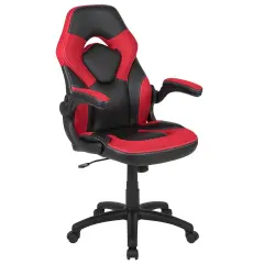 Emma and Oliver Z100 Gaming Chair Racing Office Ergonomic Computer PC Adjustable Swivel Chair Red
