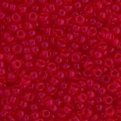 Miyuki 250g Transparent Round Seed Beads, 11/0 Red Orange #140