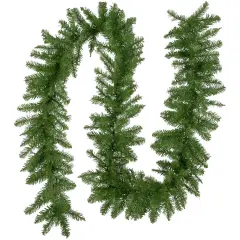 Northlight 9' x 10" Rockwood Pine Artificial Christmas Garland, Unlit Green