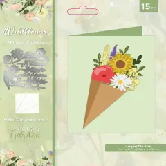 Nature's Garden Wildflower Metal Die & Stencil Set-Mailbox Flowers