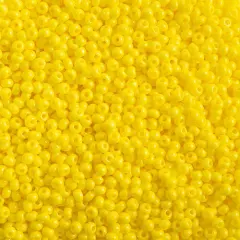 John Bead 10/0 Terra Intensive Yellow Czech Glass Seed Beads, 500g