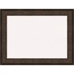 Ridge Framed Corkboard, White Cork Bronze