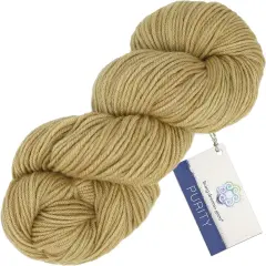 Living Dreams Purity: Organic Merino DK Yarn. Pacific Northwest Hand Dyed. Barley