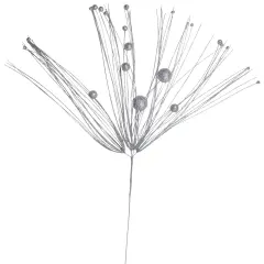 Northlight Glittered Long Christmas Pick Spray Decoration - 43" - Silver
