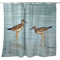 Betsy Drake Yellow Legs Shower Curtain