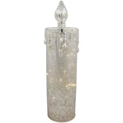 Northlight LED Lighted Dripping Candle Christmas Decoration - 13" Gold