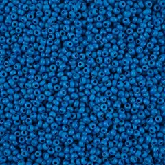 John Bead 8/0 Terra Intensive Matte Czech Glass Seed Beads, 500g Blue