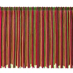 10 Yards of 6" Multicolor Chainette Fringe Trim | 10 yard cut Multi Colors