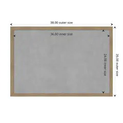 Woodgrain Stripe Wood Framed Magnetic Board Woodgrain Mocha