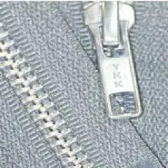 24" Jacket Zipper, YKK #5 Aluminum Metal ~ Medium Weight ~ Separating ~ 578 Medium Grey (1 Zipper/Pack)