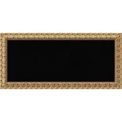 Florentine Gold Wood Framed Corkboard, Black Cork