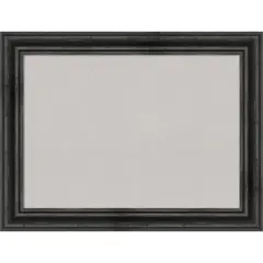 Rustic Pine Wood Framed Corkboard, Grey Cork