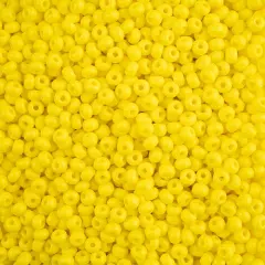 John Bead 6/0 Terra Intensive Matte Czech Glass Seed Beads, 500g Yellow