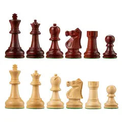 Bobby FischerUltimate Chess Pieces, Redwood and Boxwood,3.75 Inch King