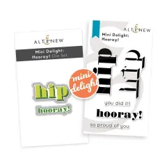 Mini Delight: Hooray! Stamp & Die Set