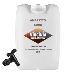 Amaretto Sour Fragrance Oil (Our Version of the Brand Name)(25 LB Tote with Spigot) for Candle Making, Soap Making, Tart Making, Room Sprays, Lotions, Car Fresheners, Slime, Bath Bombs, Warmers&hellip;