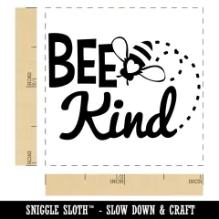 Bee Kind Honey Insect Self-Inking Rubber Stamp Ink Stamper Black