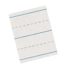 Newsprint Handwriting Paper, Picture Story, 7/8" x 7/16" Ruled Long, 18" x 12", 500 Sheets