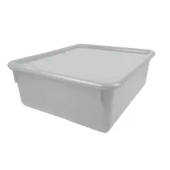 Double Stowaway&reg; Tray with Lid, White